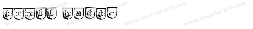 Troll Bait字体转换